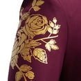 thumbnail image 6 of Toimothcn Suit Jacket For Men Autumn Winter Casual Slim Fit Suit Jacket Gold Floral Embroidery Business Lapel Two Button Warm Blazer Comfy Mens Dailywear, 6 of 8