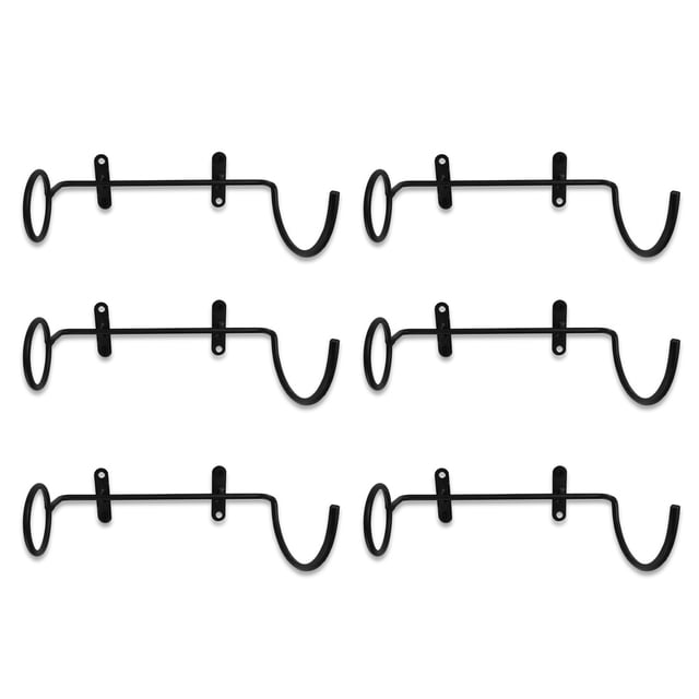 Inteprter Estante de almacenamiento de vino montado en la pared de 6 piezas, soporte de exhibición, decoración de botellas, adorno, encimera, Bar, Barra de herramientas Tipo B Derecha Inteprter HA009394-03