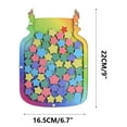 thumbnail image 3 of Fiudx Tarro de Premio Estrella, Herramienta Mágica de Motivación, Diseño Transparente para Seguimiento Del Progreso, Material Ecológico Seguro, Uso Flexible para El Aprendizaje y La Formación de Hábi, 3 of 5