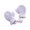 Purple, variant on Bmisegm Kids Warm Gloves Korean Style Solid Color Children Mitten Glossy Plate Thickened Neck Hanging Cold Season Khaki