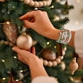 thumbnail image 4 of Paquete de 6 Pulseras de Navidad: Pilas Estilo Caramelo Joy & Merry para Mujer y Adolescentes - Regalos de Navidad Perfectos - de 3 Años a Adulto, 4 of 6