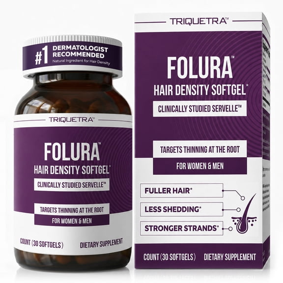 Triquetra Folura™ Saw Palmetto Hair Density Softgels - 30 Capsules