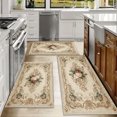 thumbnail image 6 of Kitchen Rugs Sets of 3 Non Slip Washable Kitchen Mats for Floor, Waterproof Kitchen Runner Rug, Floor Mat Carpet for Entryway, Laundry, Sink, Hallway, Bathroom, 6 of 12