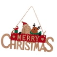 thumbnail image 2 of Letrero de puerta delantera de , placa navideña, adorno navideño, letrero de pared para año Nuevo, hogar, ventanas, pared, granja Estilo C, 2 of 8