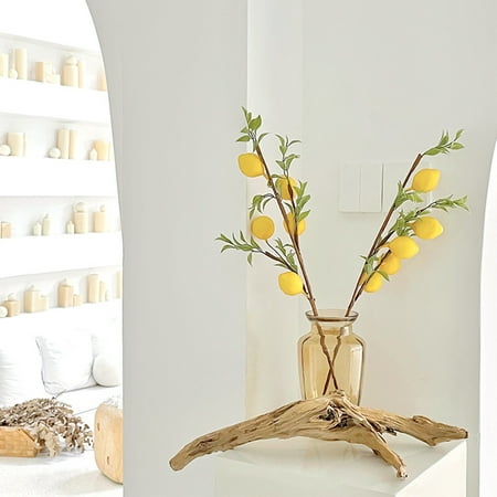 

Jienlioq Artificial Lemon Tree Decor - Simulation Flower Display For Home Living Room Shop Decorations Clothing Store Sample Room Photo Props Elegant Housewarmiing Gift，Plants Artificial Decor