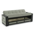 thumbnail image 2 of Ottomanson 87" Convertible Sofa Couch for Living Room, Chenille Modern Sofa Bed with Storage, Gray, 2 of 5