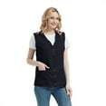 thumbnail image 6 of TOPTIE Adult Volunteer Activity Vest Supermarket Uniform Vests Clerk Workwear-Black-3XL, 6 of 9