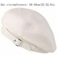thumbnail image 5 of YooGuoGuo Womens Faux Leather Berets Hat Retro Casual Cap Beanie Hat, 5 of 5