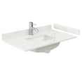 thumbnail image 3 of Janna 36" White Oak Single Vanity & Giotto Quartz Top (1-Hole) & Nickel Trim, 3 of 5