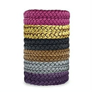 Kinven 12 Pack Mosquito Insect Repellent Bracelet Waterproof Natural DEET Free Insect Repellent Bands, Multiple Colors