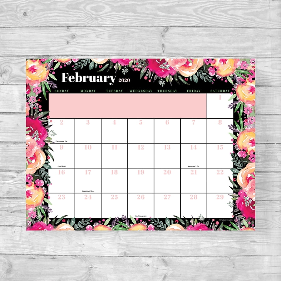 mini calendar pad