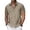 Khaki, variant on Coorders George Men’s Linen Short Sleeve Button-Down Shirt with Pocket,Mens Casual Beach Shirts ,Big and Tall Light Blue,Size M