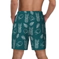 thumbnail image 4 of Balery Tropical Pineapple Mens Swim Trunks Swim Shorts for Men Quick Dry Inseam Beach Shorts with Compression Liner Pocket-3X-Large, 4 of 9