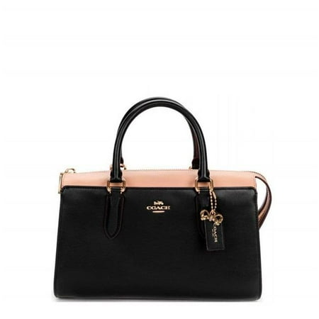 black and gold coach bag