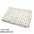 thumbnail image 5 of Geometric Circle Floor Pillow Lounger Cover, Big and Small Circle Spread in Different Tones Spots Fun Art, Nap Mat Printed Fabric Case for 5 Pillows, 88" x 36", Multicolor, by Ambesonne, 5 of 5
