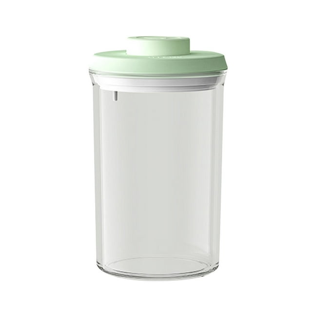 Frasco hermético de 1,5 l para kimchi, reutilizable, para almacenar alimentos verde