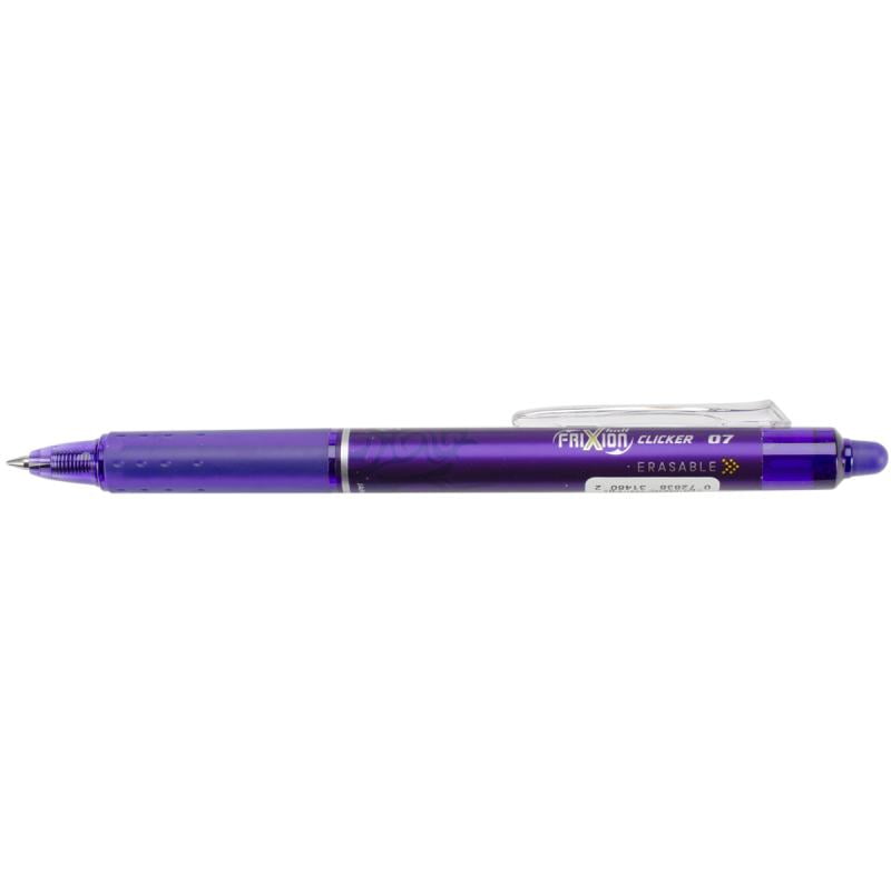 Pilot Frixion Fine Point Clicker Erasable Pen Open Stockpurple Case