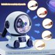 thumbnail image 3 of Afilador de lápices de mano 3. ° engranaje ajustable lindo astronauta mecánico escolar suministros de oficina para estudiantes papelería, rosa Afortunado Sencillez, 3 of 5