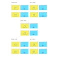 thumbnail image 2 of Redempat 4pcs/10pcs Masks Storage Box PP Portable Holder Organizer Face Masks Container Reusable Ouutdoor Dustproof Case 2*yellow+2*blue 5Set, 2 of 6