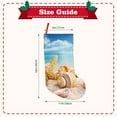 thumbnail image 3 of Sikiie Beach Starfish Shell Christmas Stockings,18 Inches Christmas Stockings Xmas Hanging Stockings for Family Christmas Decorations & Gifts, 3 of 7