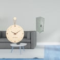 thumbnail image 2 of Reloj de pared,Reloj de pared decorativo para sala de estar,silencioso,Contenedor de almacenamiento,Mini armario organizador de cosméticos de escritorio,Caja de almacenamiento de metal para, 2 of 8