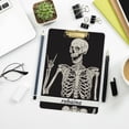 thumbnail image 6 of FMSHPON Funny Skull Clipboard Hardboard Wood Nursing Clip Board and Pull for Standard A4 Letter 13x9 inches, 6 of 7