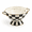 Courtly Check-Large, variant on Small Violet Check Enamel Colander Decorative Kitchen Food Strainer