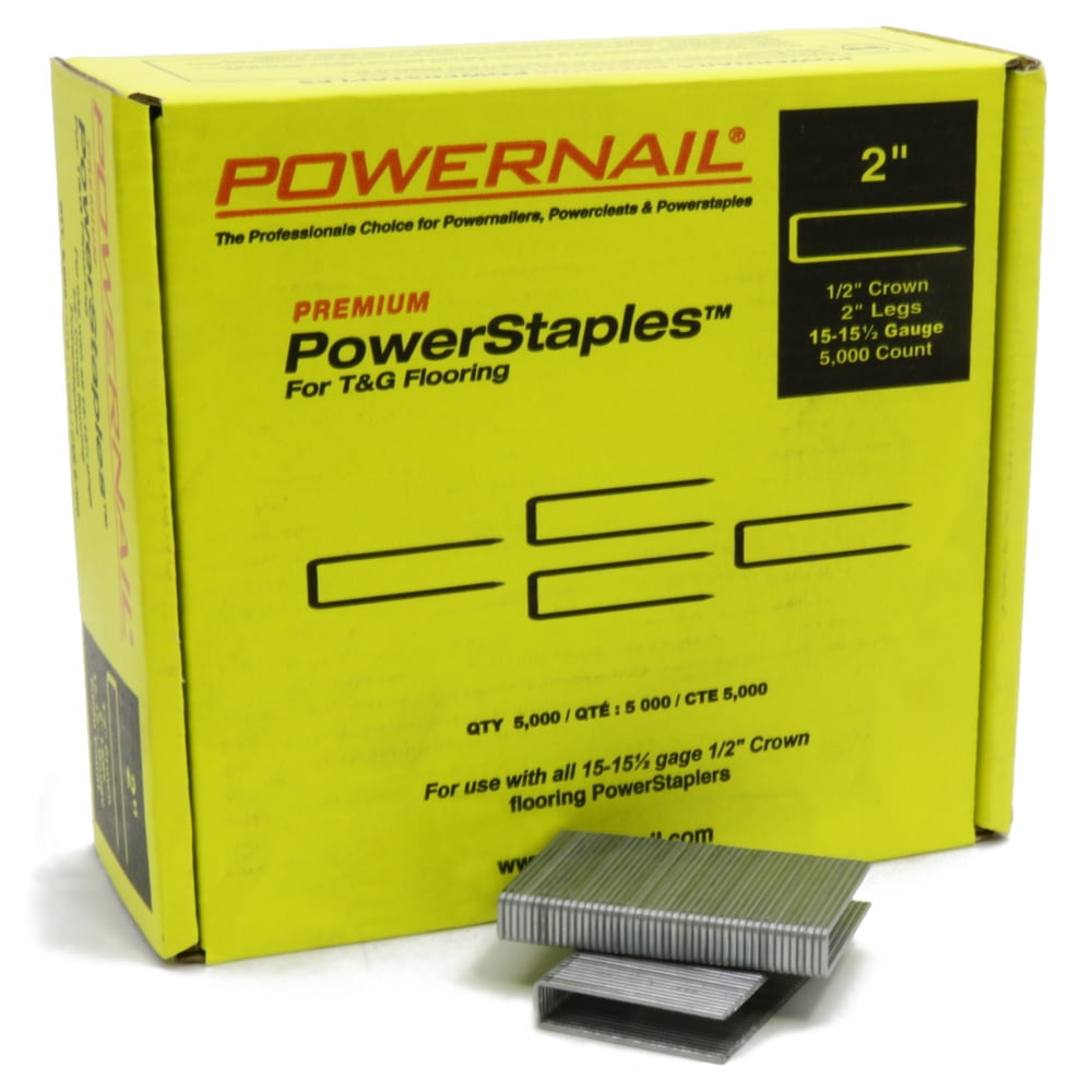 POWERNAIL 15.5Gauge 2Inch Flooring Staples PS2005