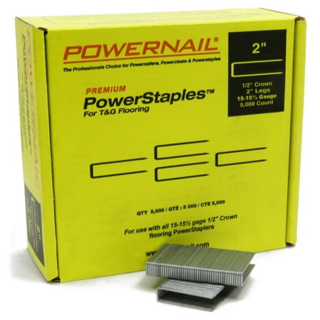 

POWERNAIL 15.5-Gauge 2-Inch Flooring Staples | PS2005