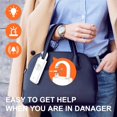 thumbnail image 2 of lanema Rechargeable 140dB Personals Alarm Keychains for Women and Outdoor Activity, 2 of 12