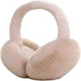 thumbnail image 1 of SUTENGDA Cache-Oreilles Moelleux pour Femmes Cache-Oreilles Pliables en Peluche pour Enfants Cache-Oreilles d'Hiver pour Filles Garçons Réchauffe-Oreilles pour Temps Froid, 1 of 7