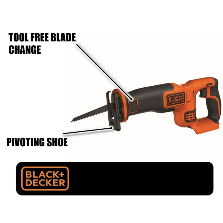 BLACK+DECKER 20V Max Reciprocating Saw, Bare Tool photo 8