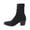 Black, variant on Elegant Mid Calf Boots for Women's Fashion Comfortable All-Day Wear Footwear Durable Design with Enhanced Traction for Various Occasions