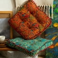 thumbnail image 7 of Chair Cushion, Floor Cushion, Thickened Upholstered Dining Chair Cushion for Kitchen and Patio, Soft Durable Foam Padding, 40x40x5cm, Blue Color, Lightweight Portable Seat Pad, 7 of 7