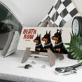 thumbnail image 3 of License Plate, Doberman Death Row Decorative Front,Personalized Stainless Steel License Plate Cover For Men Women,12.2" X 6.2", 3 of 6