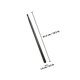 thumbnail image 2 of unbranded 1Par Drum Sticks Nylon Con Mango Largo Para De Batería Color Negro Y, 2 of 8