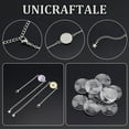 thumbnail image 5 of DIY Blank Dome Link Bracelet Making Kit Including 304 Stainless Steel Bracelet Making Half Round Glass Cabochons Stainless Steel Color 24Pcs/box, 5 of 6
