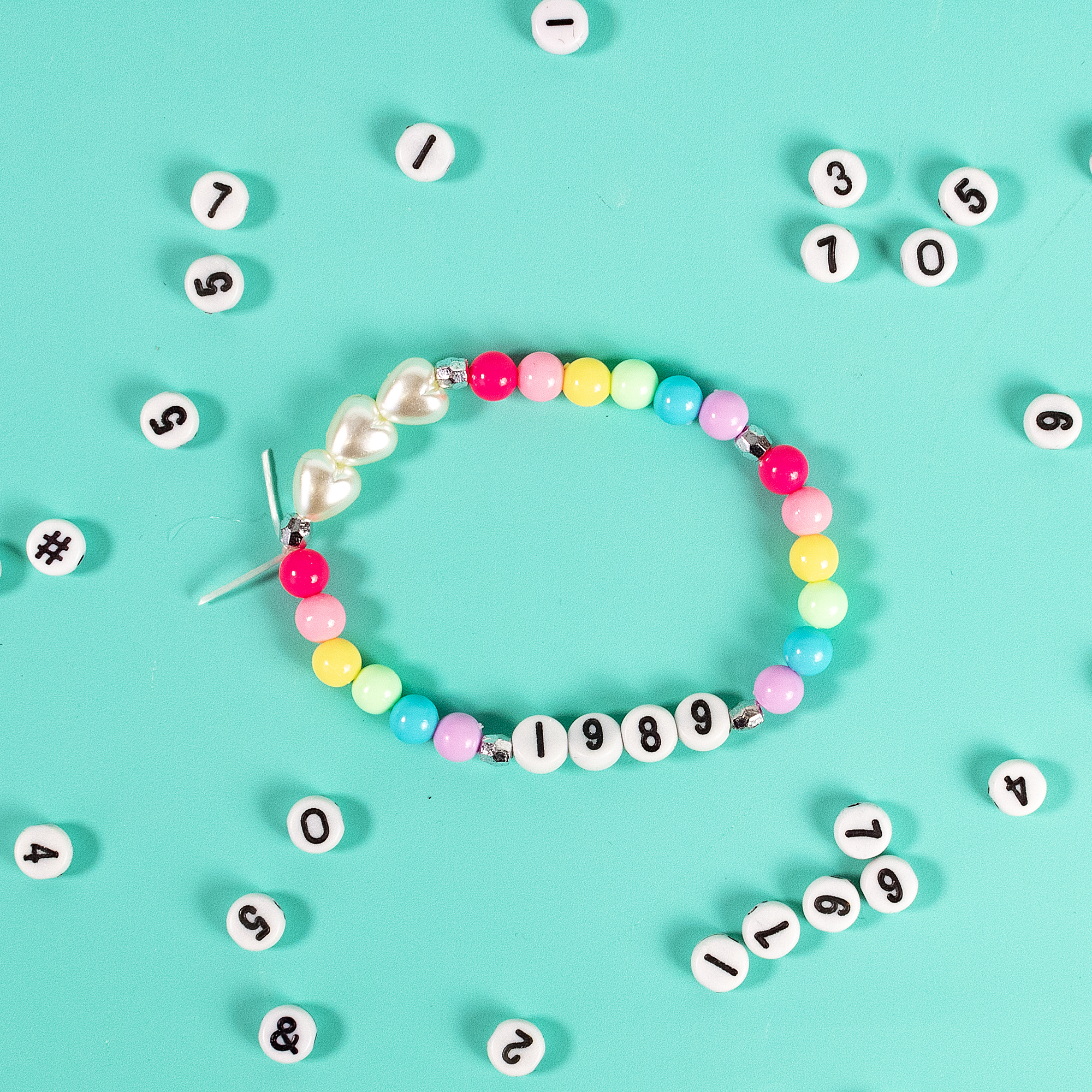 (4 pack) Hello Hobby Small Numbers & Symbols Beads