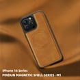 thumbnail image 7 of Designed for iPhone 13 Pro Max Magnetic Phone Case,Compatible with Mag-Safe,Heavy Duty Protection,PU Leather Shockproof Non-Slip Durable Rugged Ultra Slim Thin Fit Phone Case,Desertgold, 7 of 7