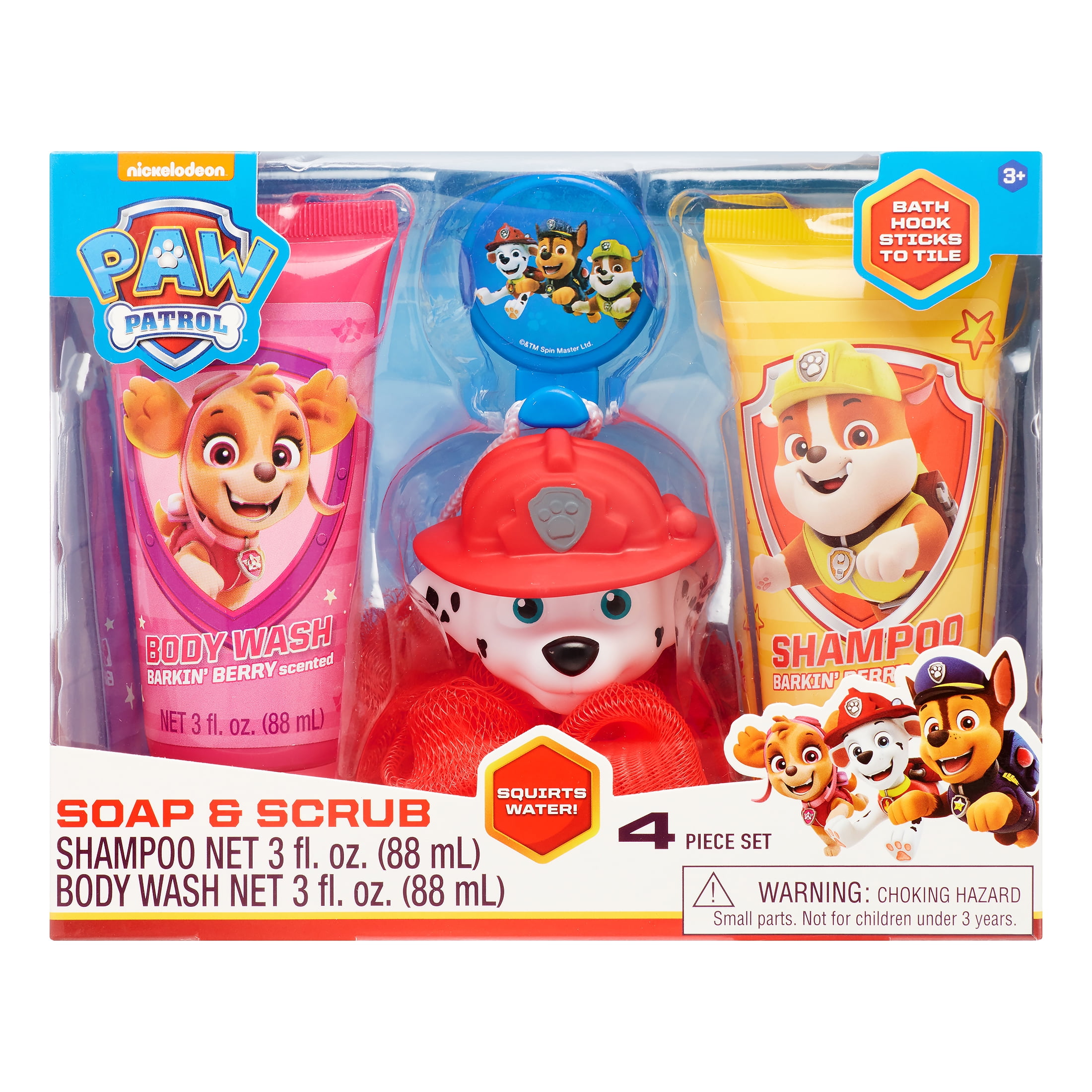 paw patrol bath time shave set