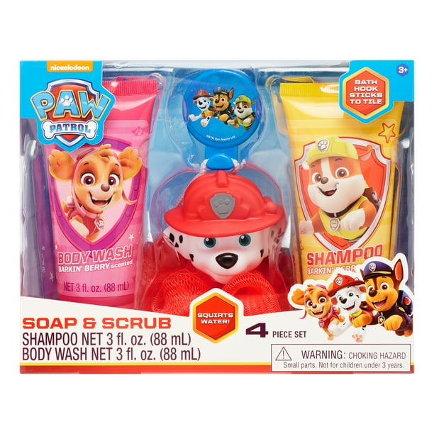 paw patrol bath activity set