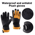 thumbnail image 3 of Guantes de esquí para montar al aire libre cálidos más terciopelo impermeable a prueba de viento grueso montañismo MFZFUKR CPB-US-XD403-1, 3 of 5