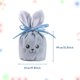 thumbnail image 3 of Bolsas de conejito de Pascua con orejas de conejo Bolsas de regalo de terciopelo suave Linda sonrisa de conejito Perfecta para dulces de azúcar Decoración de Pascua y embalaje de regalo, 3 of 5