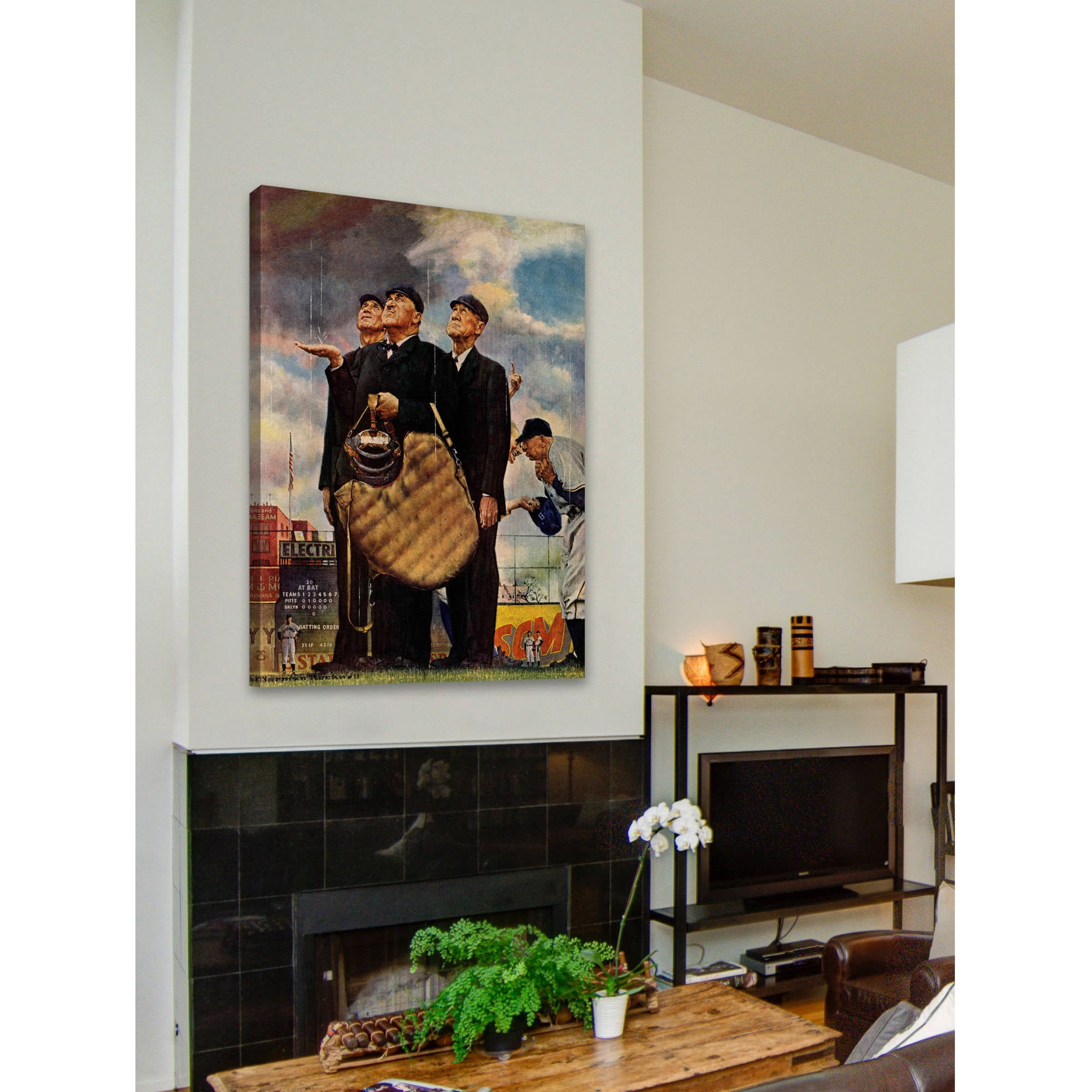 Marmont Hill Bottom of the Sixth by Norman Rockwell Painting Print on Canvas