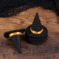 thumbnail image 4 of Mini sombreros de bruja para Halloween, 6 uds., adornos para botellas de vino, regalos para fiestas de Halloween BANYUO Electrónica, 4 of 4