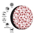 thumbnail image 4 of Sikiie Red Football PVC Leather Spare Tire Wheel Cover Spare Tire Cover, for Car Truck SUV Camper Trailer Universal Fit(14-17in)-17 inch, 4 of 6