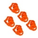thumbnail image 5 of Yuarrent Guirnalda de plumas navideñas de 2M, 5 uds., cinta colorida, vestido de plumas, chal, ropa DIY para decoración de boda en casa, Naranja 2piezas, 5 of 6