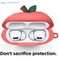 thumbnail image 4 of IBAOLEA Peach Case Compatible with IBAOLEA AirPods Pro Case, 3D Cute Design Case Cover with Keychain, Supports Wireless Charging (Peach) [US Patent Registered] Red, 4 of 9