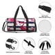thumbnail image 4 of Balery Pink Flamingos Bolsa de Gimnasio para Mujeres y Hombres, Bolsa de Viaje Impermeable, Bolsa de Fin de Semana con Compartimento para Zapatos y Bolsillo Húmedo, 4 of 6