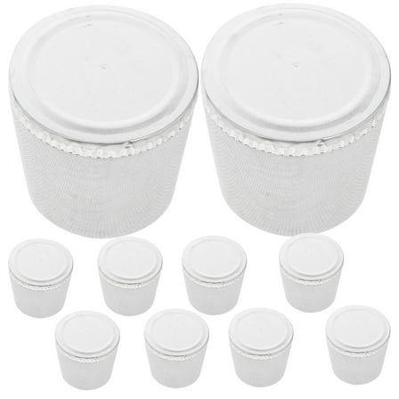 10 Pcs Cork Bottle Stopper Stoppers for Glass Bottles White